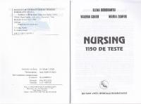 1150 de Teste de Nursing - Elena Dorobantu PDF