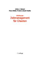 30 Minuten, Zeitmanagement für Chaoten
 3897490404, 9783897490406 [PDF]