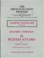 Andersen 18 Pequeños Estudios Op.41 Rev. Heriche