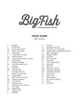 Big Fish Musical Score