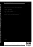 (BS en 13108-5 - 2006) - Bituminous Mixtures. Material Specifications. Stone Mastic Asphalt [PDF]