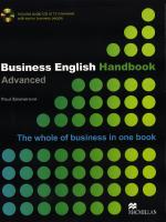 Business English Handbook Advanced - With Keys PDF