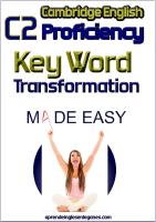 C2 Proficiency - Key Word Transformation Made Easy (Preview)