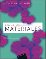 Ciencia e Ingeniería de Materiales - Callister William D., Rethwisch David G. - 9, 2018 - Editorial Reverté - 9788429195491 - Anna's Archive