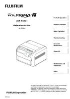 FCR PRIMA T Manual E PDF