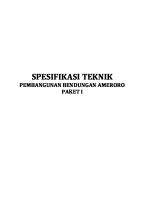 Spesifikasi Teknik Ameroro Paket 1 PDF