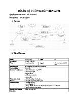 Đồ Án Hệ Thống Rút Tiền ATM [PDF]