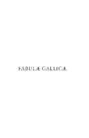 Fabulae Gallicae
 9789198509502 [PDF]