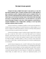 Fair Play În Lumea Sportului  [PDF]