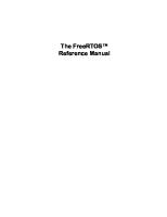 FreeRTOS Reference Manual V10.0.0 [PDF]