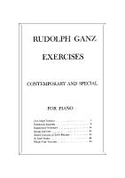 Ganz-Exercises Contemporary and Special