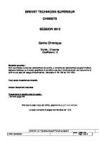 Genie Chimique BTS Session 2012 [PDF]