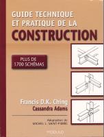 Guide Technique Et Pratique de Construction [PDF]