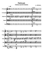 Hallelujah by Pentatonix For Brass Quintet [PDF]