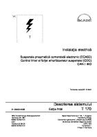 Instalaţia Electrică: Descrierea Sistemului T 170