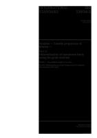 International Standard: Textiles - Tensile Properties of Fabrics - Determination of Maximum Force Using The Grab Method [PDF]