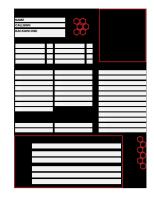 Lancer - Character Sheets PDF
