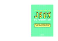 Le Grand Livre Des Jeux de Formation Ed1 v1