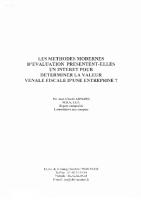 Les Methodes Modernes D'evaluation