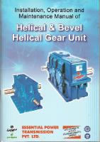 Maintenance Manual of Helical Gear Unit-1