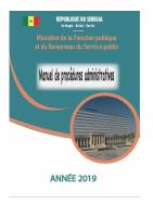 Manuel Des Procedures Administratives [PDF]