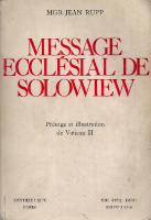 Message ecclésial de Solowiew