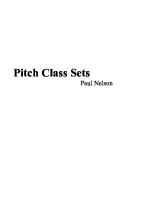 Nelson, P. Pitch Class Sets