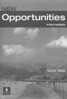 New Opportunities Int (Quick Tests)