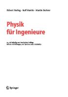 Physik für Ingenieure [10., vollst. neu bearb. Aufl.]
 3540718559, 9783540718550 [PDF]