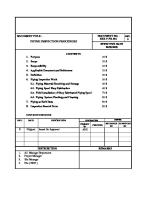 Piping Inspection Procedure