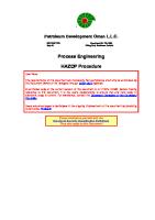 PR-1696 Hazop Procedure [PDF]