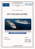 Rapport Les Types Des Navires [PDF]