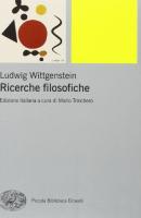 Ricerche Filosofiche
 978-8806199036 [DJVU]