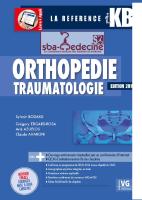 (Sba-Medecine - Com) iKB Orthop Die, Traumatologie 2019 PDF