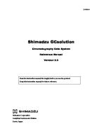 Shimadzu Reference Manual