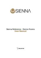 Sienna Rooms Reference Manual