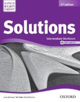 Solutions Intermediate Workbook 2nd Edition