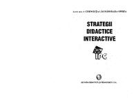 Strategii Didactice Interactive PDF