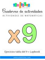 Tabla Multiplicar 9 Edufichas [PDF]