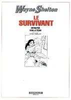 Wayne Shelton, tome 4 : Le survivant
 2871296790, 9782871296799