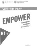 Workbook Empower b1+ [PDF]